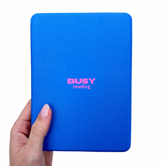 Busy Reading (Blue)